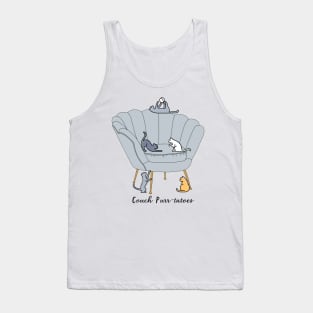 Couch Purr-tatoes Tank Top